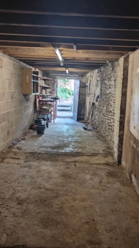 Mixed-use building in Herefordshire HR7, passage before refurbishment